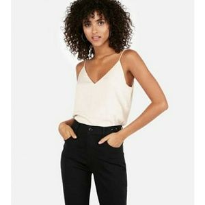 NWT Express Downtown Silk-Style, Cami, Black